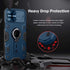 CloudValley for iPhone 12 Pro Max Case with Camera Cover & Kickstand, Slide Lens Protection + 360° Rotate Ring Stand, Impact-Resistant, Shockproof...