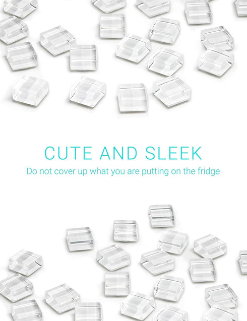 Mymazn Fridge Magnets Refrigerator Magnets for Fridge Cute Glass Magnets Decorative Kitchen Office (White)...