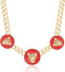 Women's Gold Crystal Leopard Head Necklace Statement Hip Hop Chunky Panther Choker Chain Cocktail Costume Party Jewelry...