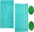 Texture 2-Piece Mold Set Tree Bark and Brick Wall Impression Moulds Gum Paste Impression Mat Fondant Cake Decorating Gobaker Supplies for Cupcake ...