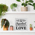 Rustic Kitchen Wooden Box Sign Desk Decor, the Secret Ingredient Is Always Love Wood Block Sign Home Kitchen Tabletop Shelf Desk Decoration, 5 X 5...