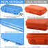 Waterproof Box Shockproof Dry Storage Box, Hard Plastic Protective Grip Carry Touch Phone Case + Foam + Handle for Fishing Camping Hiking (Big-Blu...