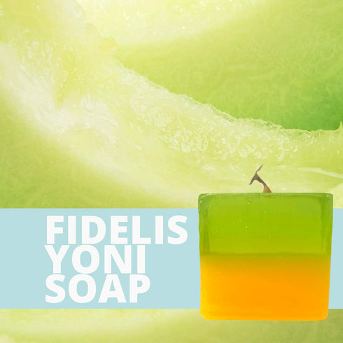 Fidelis Yoni Soap Bar (2 Pack) 3.5 Oz pH Balanced V Clean Natural Feminine Wash (Honeydew) 3.5 Oz...