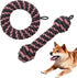 Dog Rope Toy,No Stuffing Dog Toy,Puppy Chews for Teething,Girl Dog Toys,Dog Chew Toys, Ring & Bone Pink Dog Toys for Medium Small Dogs 2 Pack...