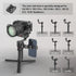 SMALLRIG Universal Phone Tripod Mount, Metal Cell Phone Mount with Cold Shoe Mount and M4 screws for DJI Stabilizers, Free Adjustment Phone Mount ...