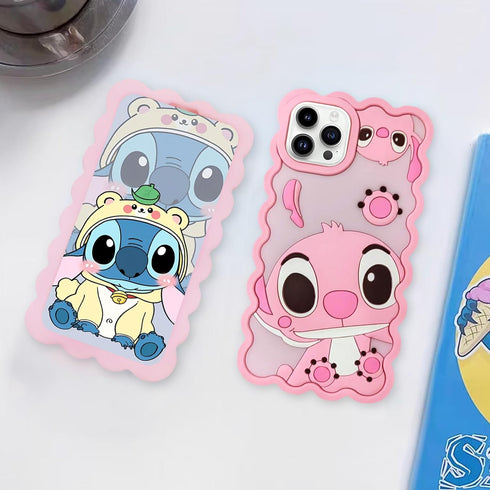 Compatible with iPhone 15 Pro/14 Pro/13 Pro Case, Cute 3D Cartoon Cool Soft Silicone Animal Character Waterproof Protector Boys Kids Girls Cover S...