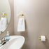 Toilet Paper Holder/Towel Ring Self Adhesive, Eolax No Drilling Gold Bathroom Hardware Accessories, Stainless Steel Sticky Toilet Roll Hanger and ...