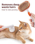 Self Cleaning Brush, Dog Hair Grooming Brush with Stainless Rubber...