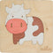 Happy Cow Wooden Puzzle for Kids | 5 Piece Jigsaw Puzzle for Preschool Kids | Learning Educational Toys Gifts for Boys Girls Ages 3+ Years....