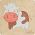 Happy Cow Wooden Puzzle for Kids | 5 Piece Jigsaw Puzzle for Preschool Kids | Learning Educational Toys Gifts for Boys Girls Ages 3+ Years....