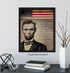 Govivo Abraham Lincoln Historic Quote - American Patriotic President Wall Decor Art Print - unframed artwork printed on photograph paper...