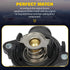 OCPTY Engine Coolant Thermostat Housing Fit for Chrysler 300 2011 2012 2013 2014 2015 2016 2017 2018,for Dodge Challenger 2011-2017 Thermostat Hou...