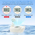 b&h Baby Bath Thermometer, White Swan Shaped Baby Safe Floating Bath Thermometer - Easy to Read Screen - Reliable Temperature Readings...