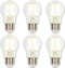 Westinghouse 5279020 9 Watt (100 Watt Equivalent) A15 Dimmable Clear Filament LED Light Bulb, Medium Base, 6 Pack...