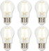 Westinghouse 5279020 9 Watt (100 Watt Equivalent) A15 Dimmable Clear Filament LED Light Bulb, Medium Base, 6 Pack...