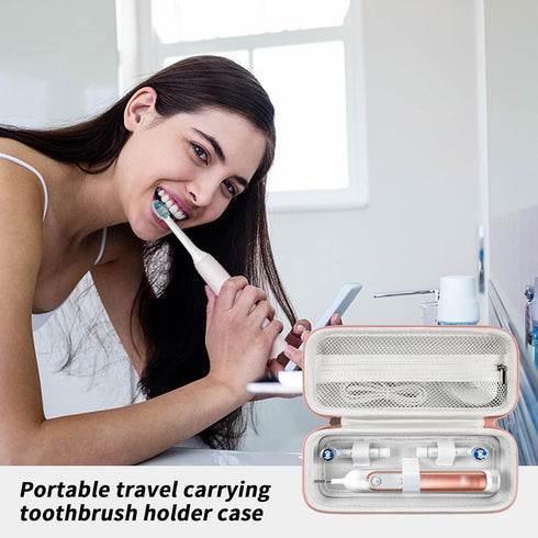 Toothbrush Travel Case Compatible with Oral-B Pro 1000, 2000, 3000, 3500, 1500/ for Philips Sonicare ProtectiveClean 4100 5100 Electric Toothbrush...