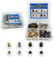 Yoliko 40 Pack 4 Color Round Phillips Head Button Stud Screws 6x7.8x8mm Chicago Screws Nail Rivet Leather Button Brass Rivets for DIY Leather Craf...