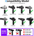 24V or 25.2V AC/DC Massage Gun Adapter Charger with 25.2V 0.8A 1A Massage Guns Power Supply Cord Cable (6.6Ft)...