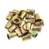 uxcell 20 Pcs M8 Car Bronze Tone Carbon Steel Thread Half Hexagonal Rivet Nut...