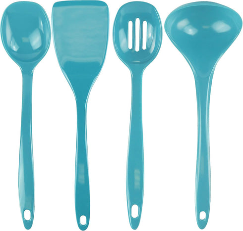 Calypso Basics by Reston Lloyd Melamine Utensil Set, 4-Piece, Turquoise...