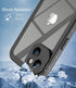 for iPhone 14 Plus Case Waterproof 6.7'', Full Protective Shockproof Dustproof Phone Case with Screen Protector for iPhone 14 Plus (Clear)...