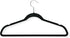Honey-Can-Do HNG-01884 Thin Non-Slip Velvet Hangers, Black, 50-Pack...