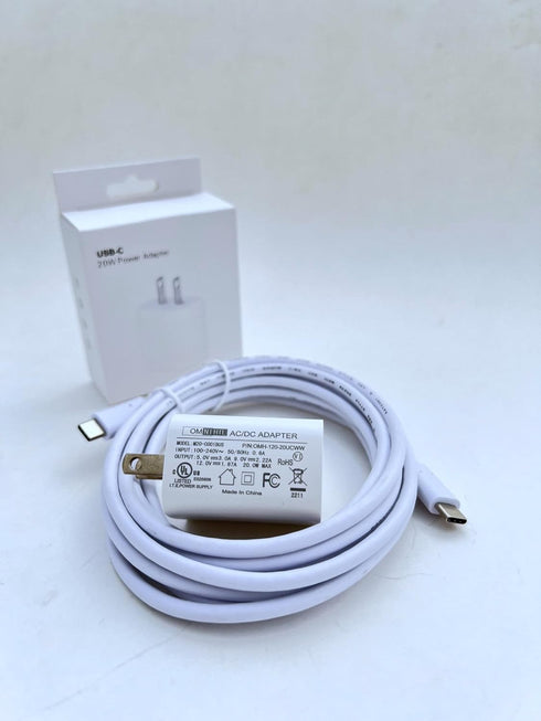 OMNIHIL 20 Watt USB-C Charger Block Compatible with Power Bank Battery Pack...