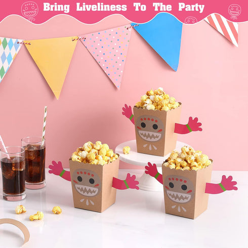 Hawaii Popcorn Box DIY Snack Popcorn Box Luau Party Supply Hawaiian Birthday Party Decoration Party Supply Hawaiian Party Decoration Party Favors(...