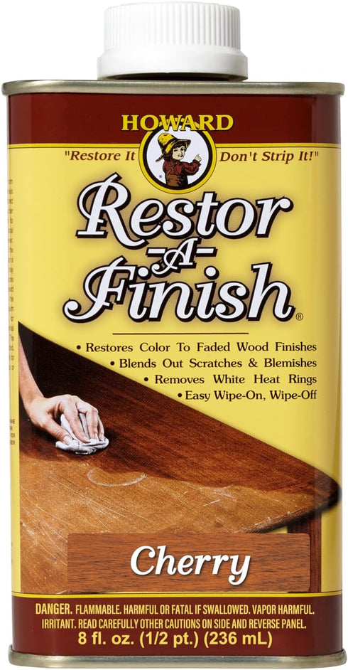 HOWARD RF8 Products Restor-A-Finish, 8 oz, Cherry, 8 Fluid Ounces...