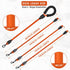 Heavy Duty Three Dog Leash, 3 Dog Leash No Tangle Detachable 360° Swivel Device, Multiple Dog Leash with Padded Handle, for Walking and Training T...