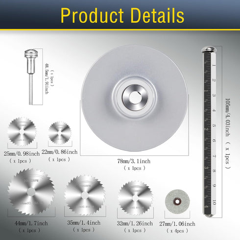 Inside Pipe Cutter for PVC Pipe Cutter Tool, PVC Cutter Tool with 3.15" Scale Adjustable Depth Gauge, 5Pcs Saw Blades and Hex Shank (Silver)...