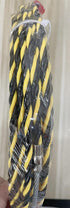 Fish Tape 49FT Wire Fishing Tools 6.0mm Diameter 3 Wires Twisted with Guide Spring, Ideal for Wire Fishing Black and Yellow 15m...