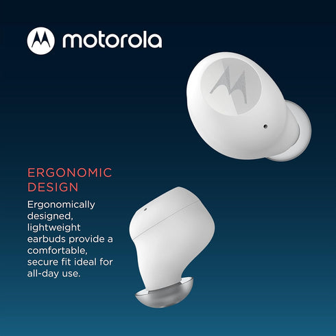Motorola Moto Buds 150-True Wireless Bluetooth Earbuds w/Smart Touch-Control, Compact Charging Case - Ergonomic Design, IPX5 Water Resist, Comfort...