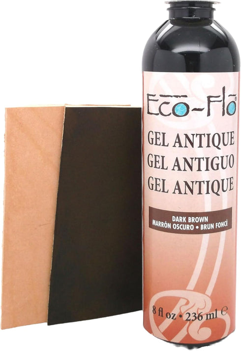 Tandy Leather Eco-Flo Gel Antique 8 oz Dk. Brown 2607-02...