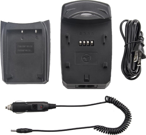 NP-W126 Camera Battery Charger with LCD Display USB Port Portable Travel Car Battery Charger for Fuji Fujifilm FinePix HS30EXR HS35EXR HS50EXR X S...