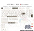 Keycaps,120 Key PBT Keycaps, MA Height Cross Shaft keycaps, Suitable for 61/64/68/84/87/98/104 Key Mechanical Keyboards (Only Sell Keycaps) (Grey)...
