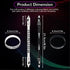 2 Colors Pen Spinning with Silicone Bracelet, Metal Heads Gaming Finger Pen, 8.5In Weighted Rotating Ballpoint Pen, Spinning Pen for Student Adult...