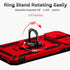 Hitaoyou iPhone 11 Pro Max Case: Military Grade Shockproof, Camera Cover, Kickstand, Magnetic Car Mount Holder - Red...