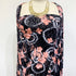 Stylish FABRIC Print Rayon Jersey Knit 4 Way Stretch Tie Dye Ombre Pattern Maternity, Apparel, DIY Fabric, Black Coral 1 Yard...