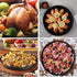 IME Pizza Pan Nonstick Pizzas Tray Sheet Carbon Steel Pie Pan Baking Pans Deep Dish for Home Kitchen Bakeware Bread Cake Handmade 10 Inch...