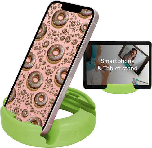 GoDonut – Phone Stand Original – Cell Phone Holder + Tablet Stand Desk Organizer – Compatible with Tablet, iPhone 16 15 14 Pro Max, Android & Most...