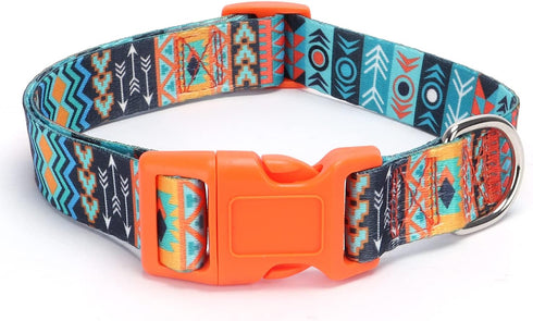 Dog Collar for Small Medium Large Dogs, Adjustable Soft Puppy Collars with Quick Release Buckle Walking Running Training (S, Maya)...
