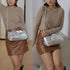 NAARIIAN Women‘s cloud-shape dumpling bags | Chunky chain clutch purses | Detachable shoulder strap Evening Handbags...