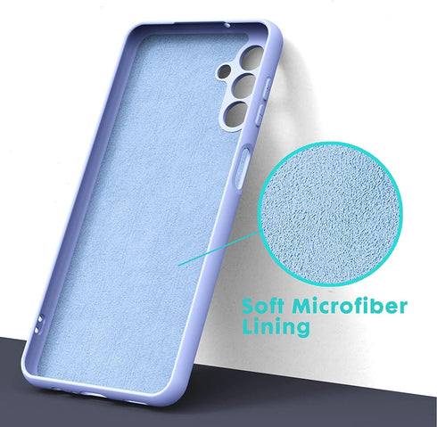 Samsung Galaxy A14 5G (Not for 4G) Case, Liquid Silicone Case with Microfiber Lining Thickening Shockproof Design Soft Gel Rubber Phone Case Cover...