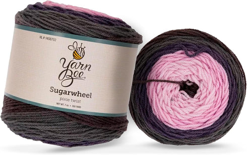 Yarn Bee 4 - Medium Yarn for Crocheting & Knitting – Soft Yarn Skein – 355 Yards of Acrylic Yarn for Crocheting Blankets, Hats, & More – Craft Sup...