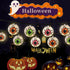 Halloween Eyeball Lantern String Lights, 8.5Ft Spooky Lantern LED Lights with 10 Novelty Eyeball Printed Lanterns for Halloween Hunting Party Outd...