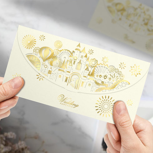 12-Pack Chinese Red Envelopes for Wedding Money Gift,Elegant Money Envelopes for Cash Saving Cash Gifts with Laser Cut &Gold Foil for Betrothal Pa...