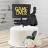 Game Over Cake Topper for Wedding Party Decorations, Funny Bride and Groom Cake Decor, Wedding Reception, Engagement Party Supplies (Double-sided ...