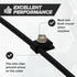 THE CIMPLE CO - Mini Wire Cable Clips, Electrical Wire Cable Clip, 1/10 in (3 mm) Screw Clip and Fastener, Black (100 Pieces per Bag)...