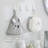 Self Adhesive Hooks 6 Pcs Compact Utility Hook Heavy Duty Wall Hooks for Bathroom Kitchen White Sticky Hooks for Closet Decorative Wall Hanger Wat...